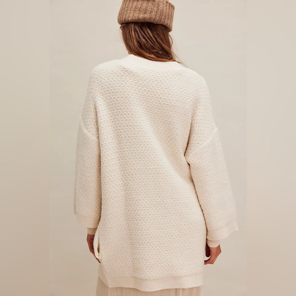 Free People Herringbone Stitch Kimono cardigan - Picture 2 of 3